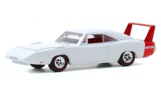Coche miniatura Dodge Charger 1/64 Greenlight Daytona blanco/rojo 1969 Dodge Charger 1/64 Greenlight Daytona blanco/rojo 1969 coche miniatura