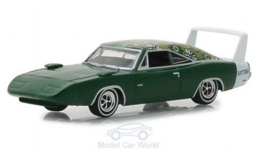 Dodge Charger 1/64 Greenlight verde/Dekor 1969 coche miniatura