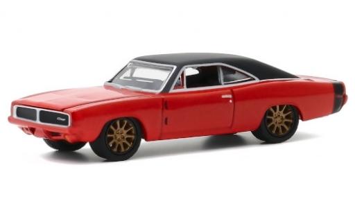 Coche miniatura Dodge Charger 1/64 Greenlight May-Hem metalico naranja/matt-negro 1969 Dodge Charger 1/64 Greenlight May-Hem metalico naranja/matt-negro 1969 coche miniatura
