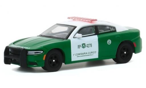 Coche miniatura Dodge Charger 1/64 Greenlight Pursuit Carabineros de Chile - 1a Comisaria Curico 2018 Dodge Charger 1/64 Greenlight Pursuit Carabineros de Chile - 1a Comisaria Curico 2018 coche miniatura