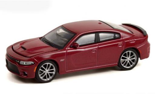 Dodge Charger 1/64 Greenlight R/T Scat Pack metalico rojo 2017 coche miniatura