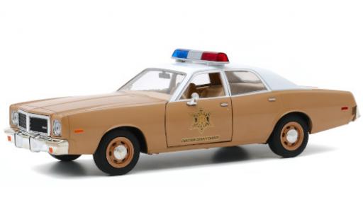 Coche miniatura Dodge Coronet 1/24 Greenlight Choctaw County Sheriff 1975 Dodge Coronet 1/24 Greenlight Choctaw County Sheriff 1975 coche miniatura