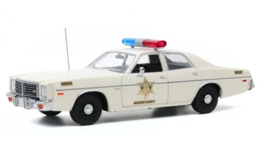 Coche miniatura Dodge Coronet 1/64 Greenlight Hazzard County Sheriff 1975 Dodge Coronet 1/64 Greenlight Hazzard County Sheriff 1975 coche miniatura