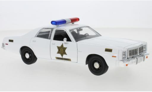 Coche miniatura Dodge Coronet 1/24 Greenlight Hazzard County Sheriff 1975 police (USA) Dodge Coronet 1/24 Greenlight Hazzard County Sheriff 1975 police (USA) coche miniatura