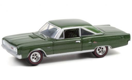Coche miniatura Dodge Coronet 1/64 Greenlight R/T HEMI metalico verde 1967 Dodge Coronet 1/64 Greenlight R/T HEMI metalico verde 1967 coche miniatura