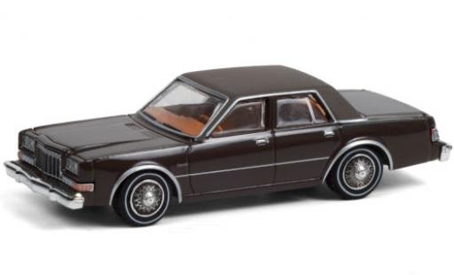 Dodge Diplomat 1/64 Greenlight marron/matt-gris Los Angeles County Sheriff 1982 Beverly Hills Cop II coche miniatura