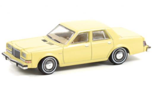 Dodge Diplomat 1/64 Greenlight beige 1981 The Greatest American Hero (1981-83 TV Series) coche miniatura