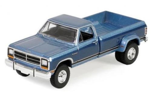 Coche miniatura Dodge RAM 1/64 Greenlight D-350 Dually metallise blau/blau 1989 1:64 Dodge RAM 1/64 Greenlight D-350 Dually metallise blau/blau 1989 1:64 coche miniatura