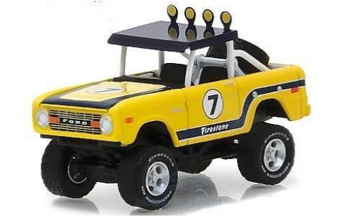Coche miniatura Ford Bronco 1/64 Greenlight Baja amarillo 1972 Ford Bronco 1/64 Greenlight Baja amarillo 1972 coche miniatura
