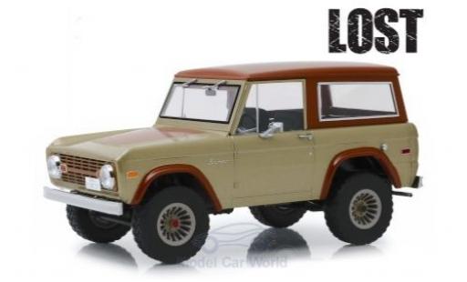 Ford Bronco 1/18 Greenlight beige/marron Lost (TV Serie) 1970 coche miniatura