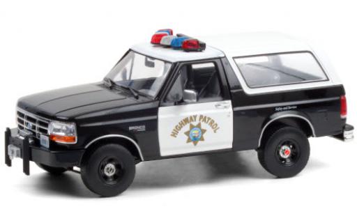 Ford Bronco 1/18 Greenlight California Highway Patrol 1995 coche miniatura