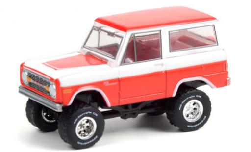 Coche miniatura Ford Bronco 1/64 Greenlight Custom SUV rojo/blanco 2015 Ford Bronco 1/64 Greenlight Custom SUV rojo/blanco 2015 coche miniatura