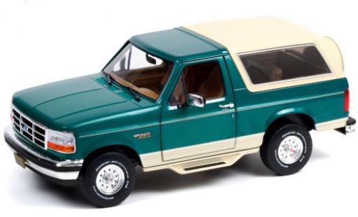 Ford Bronco 1/18 Greenlight Eddie Bauer Edition verde/beige 1993 coche miniatura