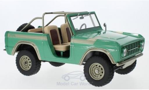 Coche miniatura Ford Bronco 1/18 Greenlight verde/beige 1976 Gas Monkey Garage Ford Bronco 1/18 Greenlight verde/beige 1976 Gas Monkey Garage coche miniatura
