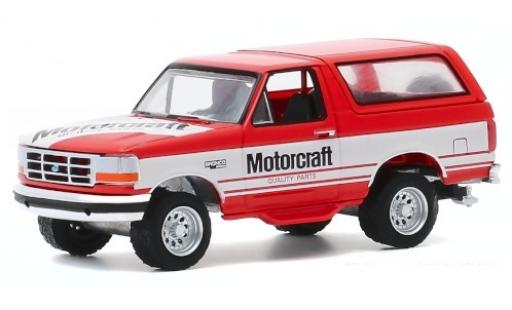 Coche miniatura Ford Bronco 1/64 Greenlight Motorcraft Quality Parts 1994 Ford Bronco 1/64 Greenlight Motorcraft Quality Parts 1994 coche miniatura