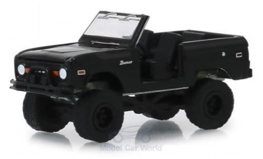 Coche miniatura Ford Bronco 1/64 Greenlight negro 1969 Ford Bronco 1/64 Greenlight negro 1969 coche miniatura