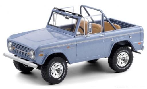 Ford Bronco 1/18 Greenlight Sport metalico azul 1969 coche miniatura