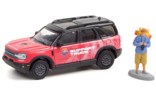 Coche miniatura Ford Bronco 1/64 Greenlight Sport Off-Roadeo Adventure Support Truck 2021 avec figurine Ford Bronco 1/64 Greenlight Sport Off-Roadeo Adventure Support Truck 2021 avec figurine coche miniatura