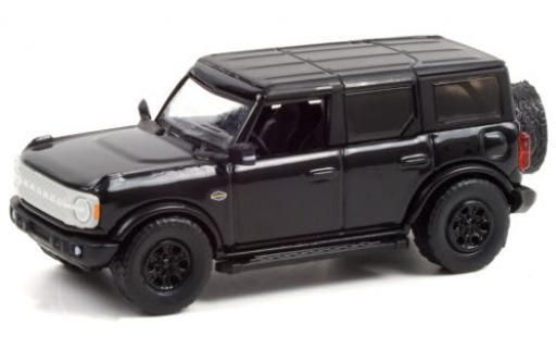 Coche miniatura Ford Bronco 1/64 Greenlight Wildtrak negro 2021 Ford Bronco 1/64 Greenlight Wildtrak negro 2021 coche miniatura