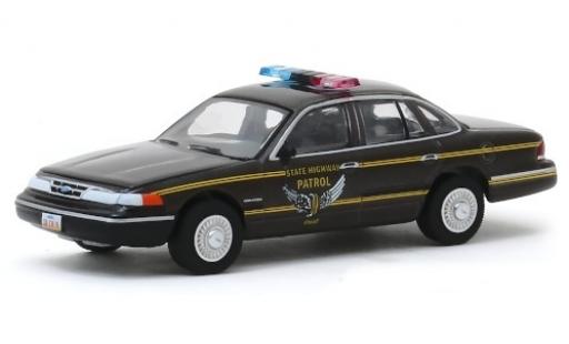 Coche miniatura Ford Crown 1/64 Greenlight Victoria Ohio State Highway Patrol 1995 Ford Crown 1/64 Greenlight Victoria Ohio State Highway Patrol 1995 coche miniatura