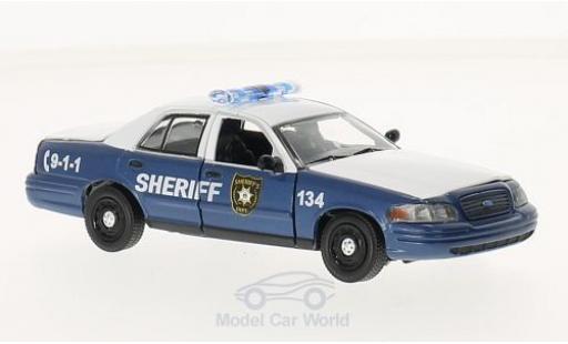 Coche miniatura Ford Crown 1/43 Greenlight Victoria Police Interceptor azul/blanco The Walking Dead 2010 2001 Ford Crown 1/43 Greenlight Victoria Police Interceptor azul/blanco The Walking Dead 2010 2001 coche miniatura