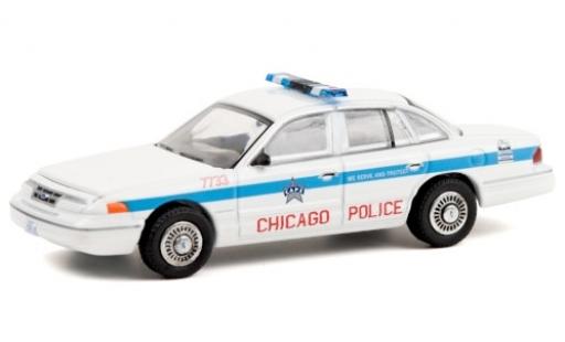 Coche miniatura Ford Crown 1/64 Greenlight Victoria Police Interceptor Chicago Police Department 1995 Ford Crown 1/64 Greenlight Victoria Police Interceptor Chicago Police Department 1995 coche miniatura