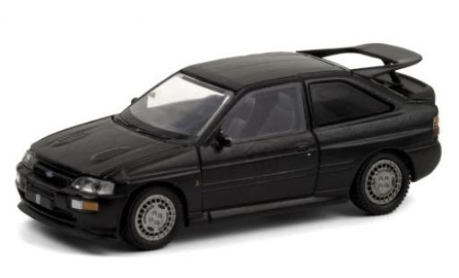 Coche miniatura Ford Escort 1/64 Greenlight RS Cosworth negro/matt-negro RHD Black Bandit Racing 1994 Ford Escort 1/64 Greenlight RS Cosworth negro/matt-negro RHD Black Bandit Racing 1994 coche miniatura