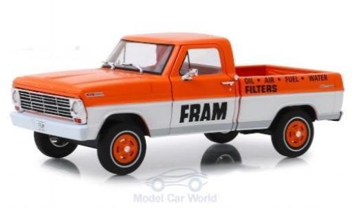 Coche miniatura Ford F-1 1/24 Greenlight 00 FRAM 1967 Ford F-1 1/24 Greenlight 00 FRAM 1967 coche miniatura