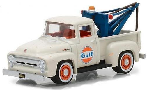 Ford F-1 1/64 Greenlight 00 Gulf 1956 with Tow Hook coche miniatura