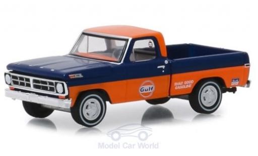 Ford F-1 1/64 Greenlight 00 Gulf 1971 coche miniatura