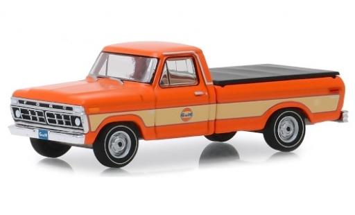 Ford F-1 1/64 Greenlight 00 naranja/beige Gulf 1976 coche miniatura