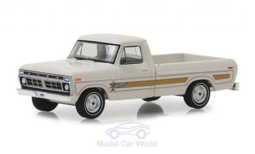 Ford F-1 1/64 Greenlight 00 Pick-Up blanco 1976 coche miniatura