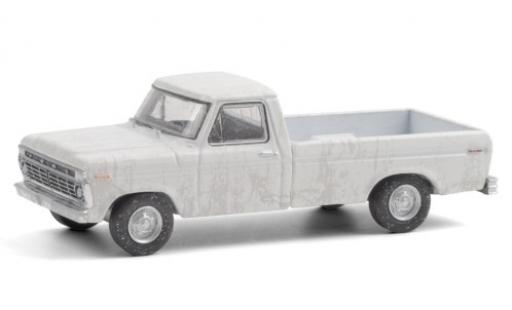 Ford F-1 1/64 Greenlight 00 blanco 1973 avec Witterungsspuren coche miniatura