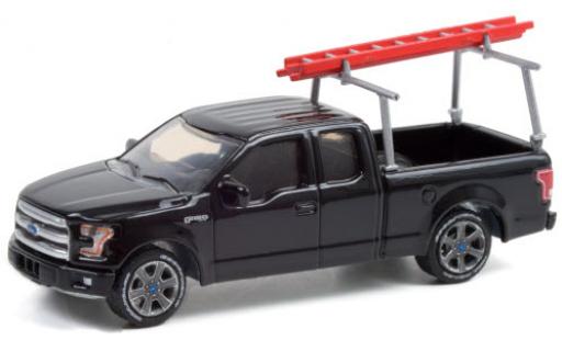 Coche miniatura Ford F-1 1/64 Greenlight 50 Extended Cab negro 2017 avec Leiterrost Ford F-1 1/64 Greenlight 50 Extended Cab negro 2017 avec Leiterrost coche miniatura