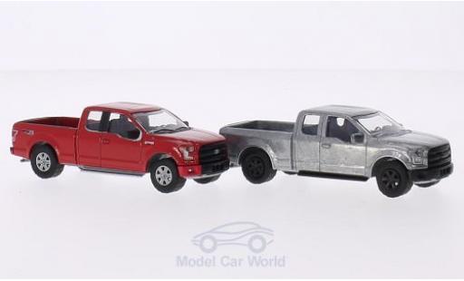 Ford F-1 1/64 Greenlight 50 XLT 2014 2er-Set in PC-Box je 1x rojo und 1x unlackiert FirstCut coche miniatura
