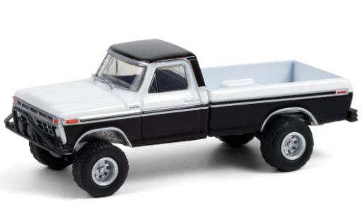 Coche miniatura Ford F-250 1/64 Greenlight Custom negro/blanco 1976 Ford F-250 1/64 Greenlight Custom negro/blanco 1976 coche miniatura
