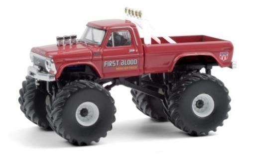 Coche miniatura Ford F-250 1/64 Greenlight Monster Truck First Blood 1978 Ford F-250 1/64 Greenlight Monster Truck First Blood 1978 coche miniatura