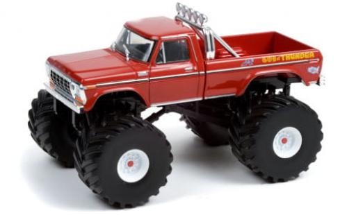 Ford F-250 1/43 Greenlight Monster Truck God of Thunder 1979 1:43 coche miniatura