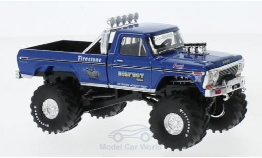 Coche miniatura Ford F-250 1/43 Greenlight Monster Truck metalico azul Bigfoot 1974 Ford F-250 1/43 Greenlight Monster Truck metalico azul Bigfoot 1974 coche miniatura
