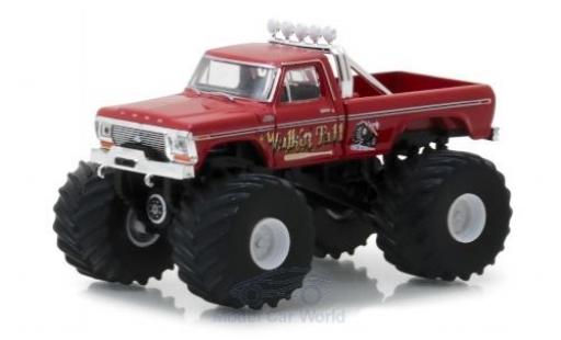 Coche miniatura Ford F-250 1/64 Greenlight Monster Truck rojo Walkin Tall 1979 Ford F-250 1/64 Greenlight Monster Truck rojo Walkin Tall 1979 coche miniatura