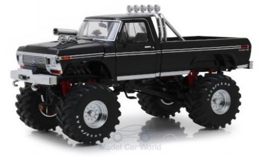 Coche miniatura Ford F-250 1/18 Greenlight Monster Truck negro 1979 mit 48 Zoll-Bereifung Ford F-250 1/18 Greenlight Monster Truck negro 1979 mit 48 Zoll-Bereifung coche miniatura