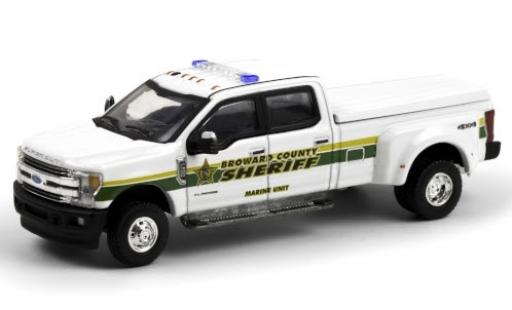 Coche miniatura Ford F-350 1/64 Greenlight Lariat Broward County Sheriff 2018 Marine Unit Ford F-350 1/64 Greenlight Lariat Broward County Sheriff 2018 Marine Unit coche miniatura