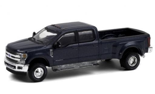 Coche miniatura Ford F-350 1/64 Greenlight Lariat metalico azul 2019 Ford F-350 1/64 Greenlight Lariat metalico azul 2019 coche miniatura