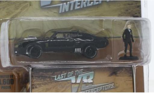 Ford Falcon 1/64 Greenlight XB negro The Last of the V8 Interceptors Madmax 1973 mit Figur coche miniatura