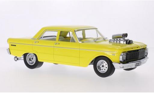 Coche miniatura Ford Falcon 1/18 Greenlight (XP) 4-Door Saloon Tuning amarillo RHD 1965 les portes et capos fermé Ford Falcon 1/18 Greenlight (XP) 4-Door Saloon Tuning amarillo RHD 1965 les portes et capos fermé coche miniatura