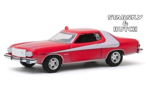 Coche miniatura Ford Gran Torino 1/64 Greenlight rojo/blanco Starsky & Hutch 1976 Ford Gran Torino 1/64 Greenlight rojo/blanco Starsky & Hutch 1976 coche miniatura