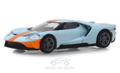 Coche miniatura Ford GT 1/43 Greenlight Heritage Edition azul/naranja 2019 Ford GT 1/43 Greenlight Heritage Edition azul/naranja 2019 coche miniatura