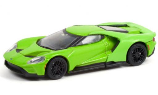 Coche miniatura Ford GT 1/64 Greenlight metalico verde 2017 Ford GT 1/64 Greenlight metalico verde 2017 coche miniatura