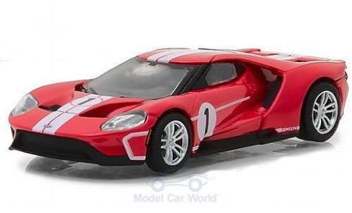 Coche miniatura Ford GT 1/64 Greenlight rojo 2017 1967 #1 40 Mk IV Tribute Ford GT 1/64 Greenlight rojo 2017 1967 #1 40 Mk IV Tribute coche miniatura