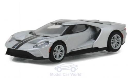 Coche miniatura Ford GT 1/64 Greenlight gris/negro 2017 Ford GT 1/64 Greenlight gris/negro 2017 coche miniatura